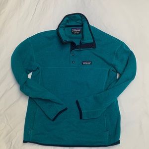 Patagonia beautiful teal green and navy